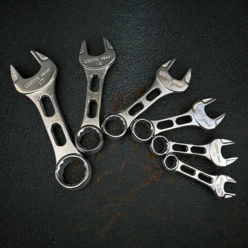 Asahi LCWUS60 LIGHTOOL 6-piece stubby wrench set