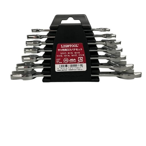 Asahi LSXS7 double open end LIGHTOOL Metric wrench set Japan