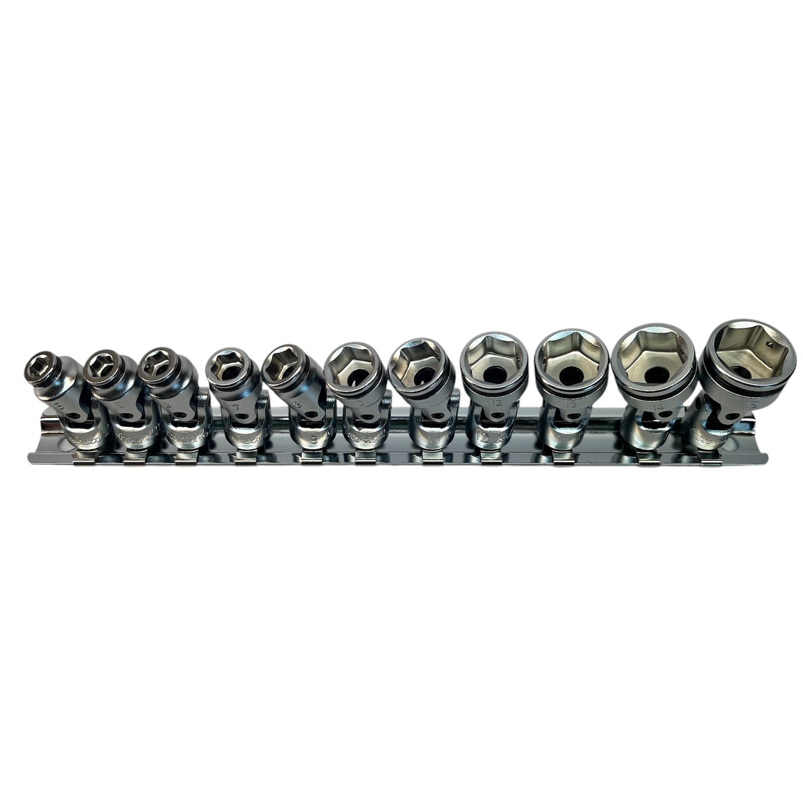Ko-ken RS2441M/11 1/4" drive Universal NUT GRIP® 5mm-15mm - 11 piece Socket set - Image 4