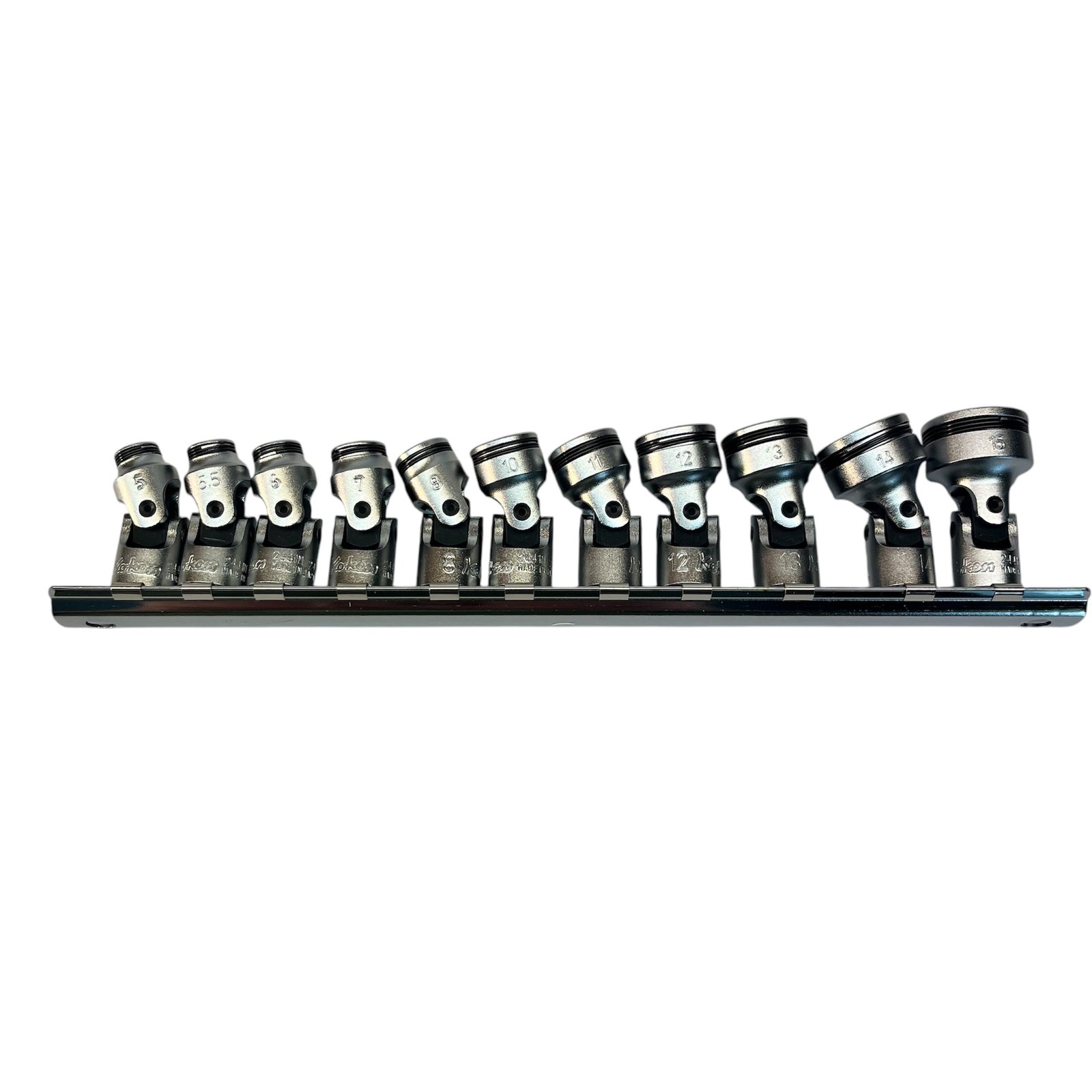 Ko-ken RS2441M/11 1/4" drive Universal NUT GRIP® 5mm-15mm - 11 piece Socket set - Image 2
