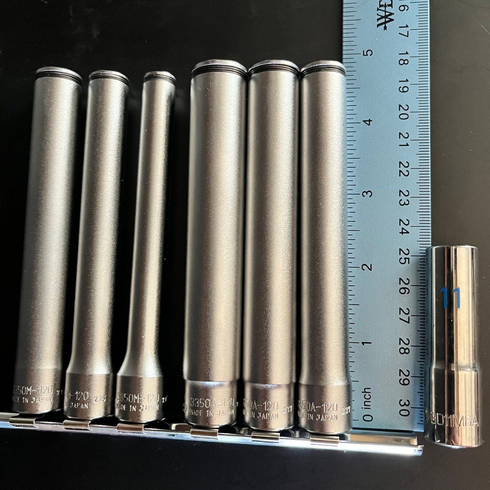 Ko-ken RS3350AM/6-L120 3/8″ Drive NUT GRIP® Socket Set 6-piece SAE/Metric - Image 4