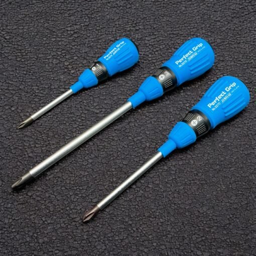 Sunflag 3370 Perfect Cushion Grip Driver - Tang-Through Type 3-piece set JIS - Image 4