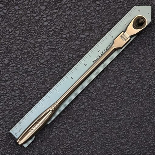 Tone RH2FHX 1/4" drive EXTRA-LONG RATCHET HANDLE , FLEX HEAD (SOCKET HOLD TYPE) - Image 3
