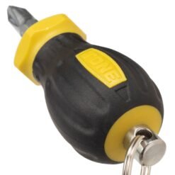 Tone G-052BY +2 Phillips key chain screwdriver Yellow