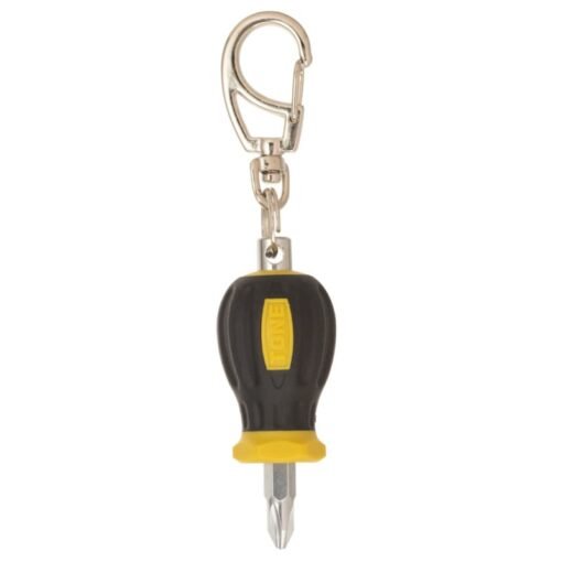 Tone G-052BY +2 Phillips key chain screwdriver Yellow