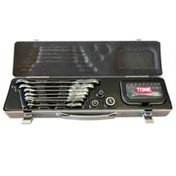 TONE RMFQ700BR FLEX-HEAD RATCHET WRENCH KIT WITH BRS20 BIT SET