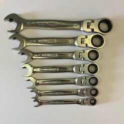 TONE RMFQ700BR FLEX-HEAD RATCHET WRENCH KIT WITH BRS20 BIT SET