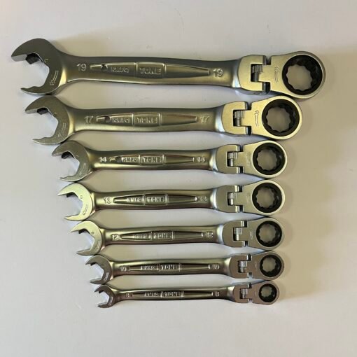 TONE RMFQ700BR FLEX-HEAD RATCHET WRENCH KIT WITH BRS20 BIT SET