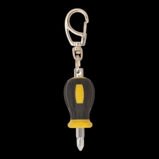 Tone G-052BY +2 Phillips key chain screwdriver Yellow