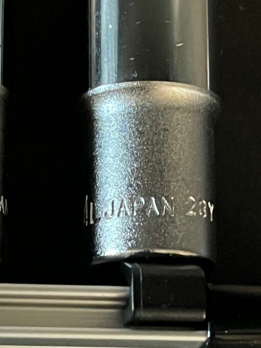 TONE HSCL306 3/8" Nut catch deep socket set METRIC