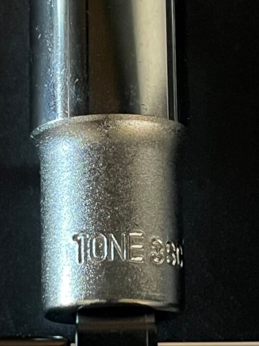 TONE HSCL306 3/8" Nut catch deep socket set METRIC