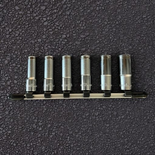 TONE HSCL306 3/8" Nut catch deep socket set METRIC