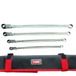 Tone RMA400L Ultra-long Reversible Flex-head Ratcheting wrench set
