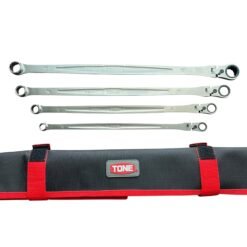 Tone RMA400L Ultra-long Reversible Flex-head Ratcheting wrench set
