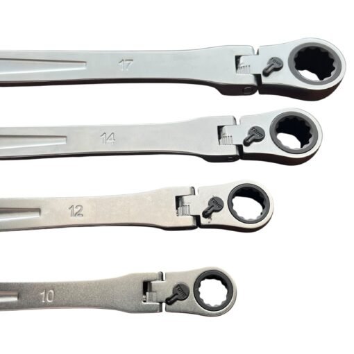 Tone RMA400L Ultra-long Reversible Flex-head Ratcheting wrench set