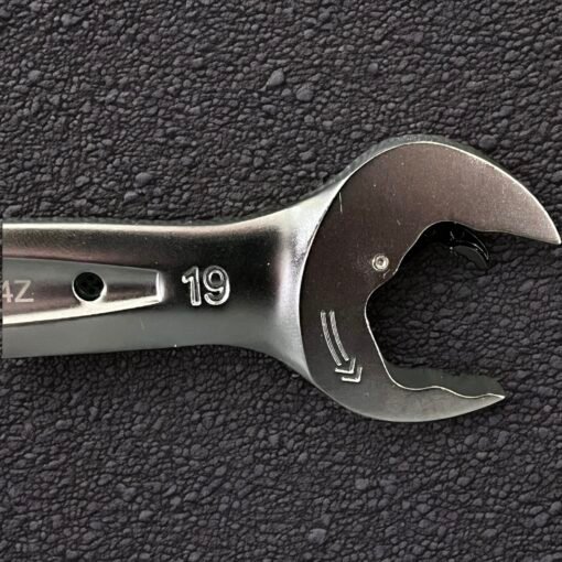 Tone RMFQ700 Flex-head box ratchet wrench set with quick-ratchet open end