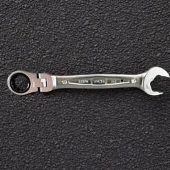 Tone RMFQ700 Flex-head box ratchet wrench set with quick-ratchet open end