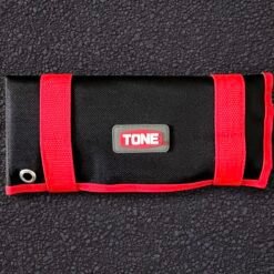 Tone RMFQ700 Flex-head box ratchet wrench set with quick-ratchet open end