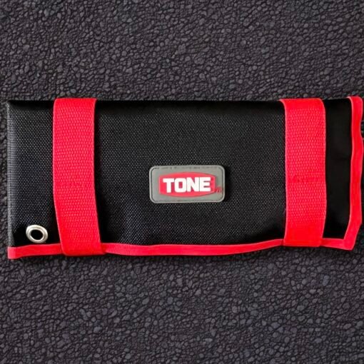 Tone RMFQ700 Flex-head box ratchet wrench set with quick-ratchet open end