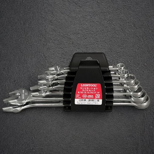 Asahi LCWS7 LIGHTOOL 7-pc wrench set 8-19mm