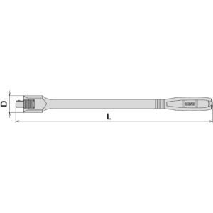 Tone NS2L Long 200mm 1/4" drive breaker bar