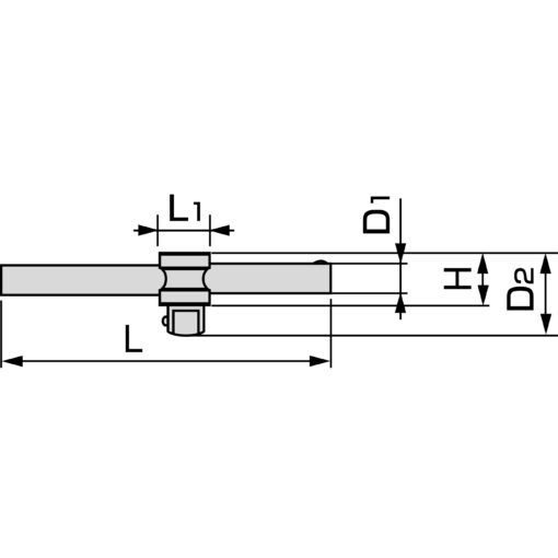 Tone SL30S 3/8" Sliding T-handle