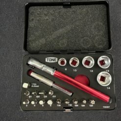 Tone L-MIX21920MBK 21-piece bit set in Black Metal Case