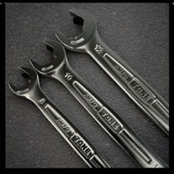 Tone RMFQ300 ratcheting flex-head wrench set with quick ratchet open end
