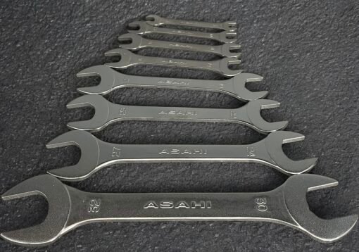 ASAHI SNT0800 ULTRA THIN SPANNER OPEN END WRENCH SET