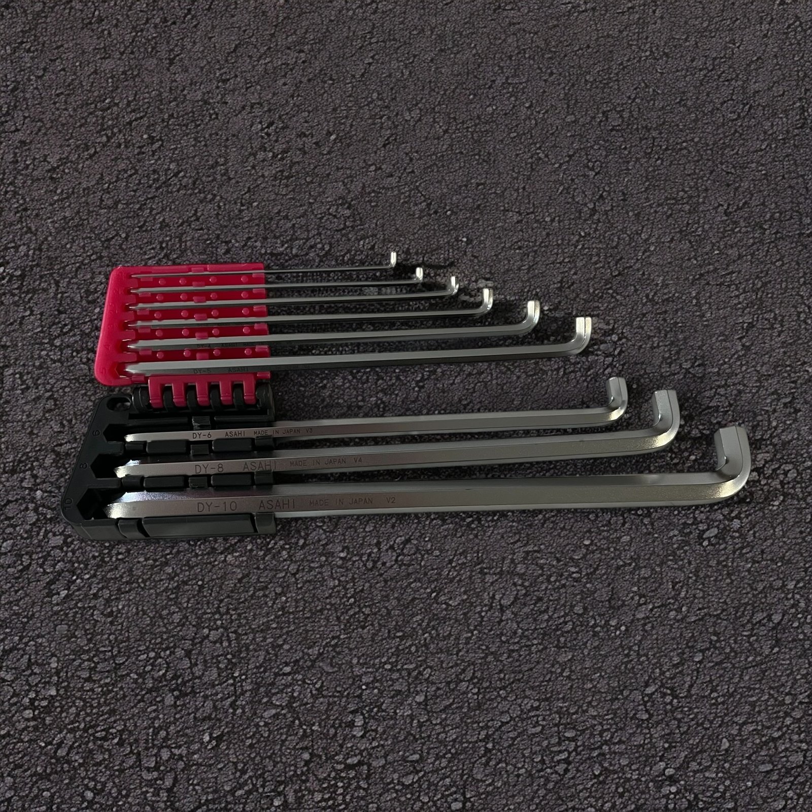 Asahi DYS0910 Long Hexagon Key Wrench Set short offset
