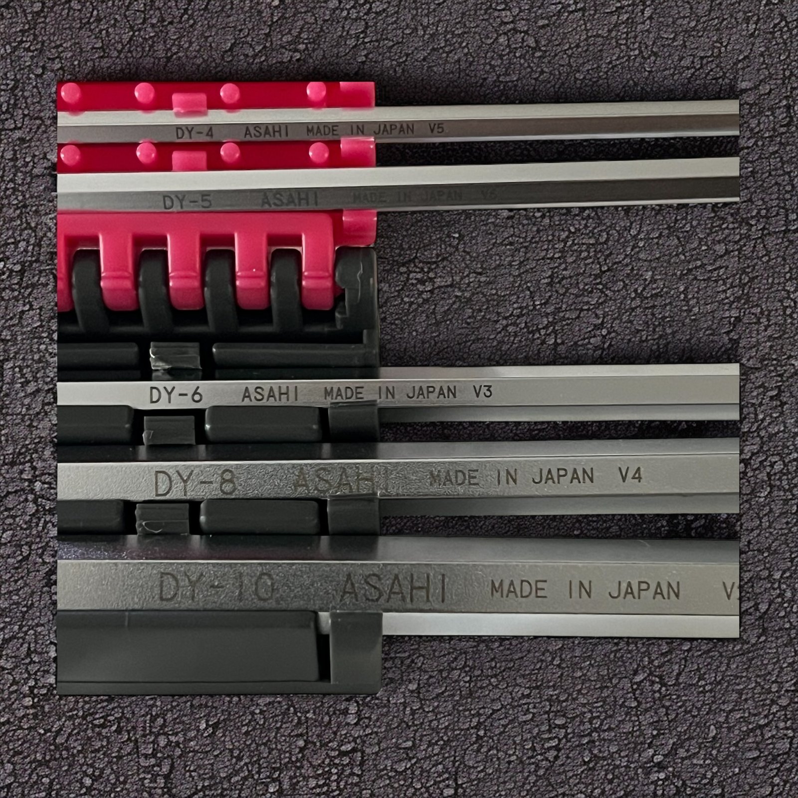 Asahi DYS0910 Long Hexagon Key Wrench Set short offset