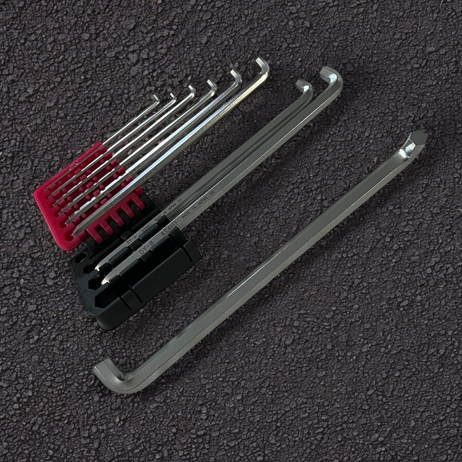 Asahi DYS0910 Long Hexagon Key Wrench Set short offset