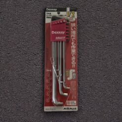 Asahi DYS0910 Long Hexagon Key Wrench Set short offset