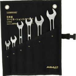 Asahi LCWS6 LIGHTOOL 6-pc combination wrench set 10-19 mm
