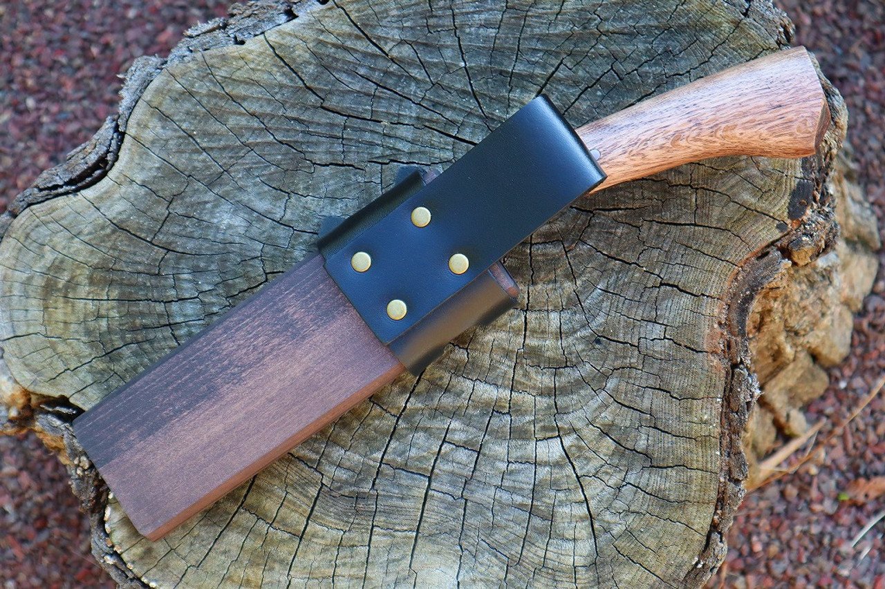 Masano Toyokuni TKA-027 Takuminata D. Bevel Fixed Blade Nata Hatchet Knife