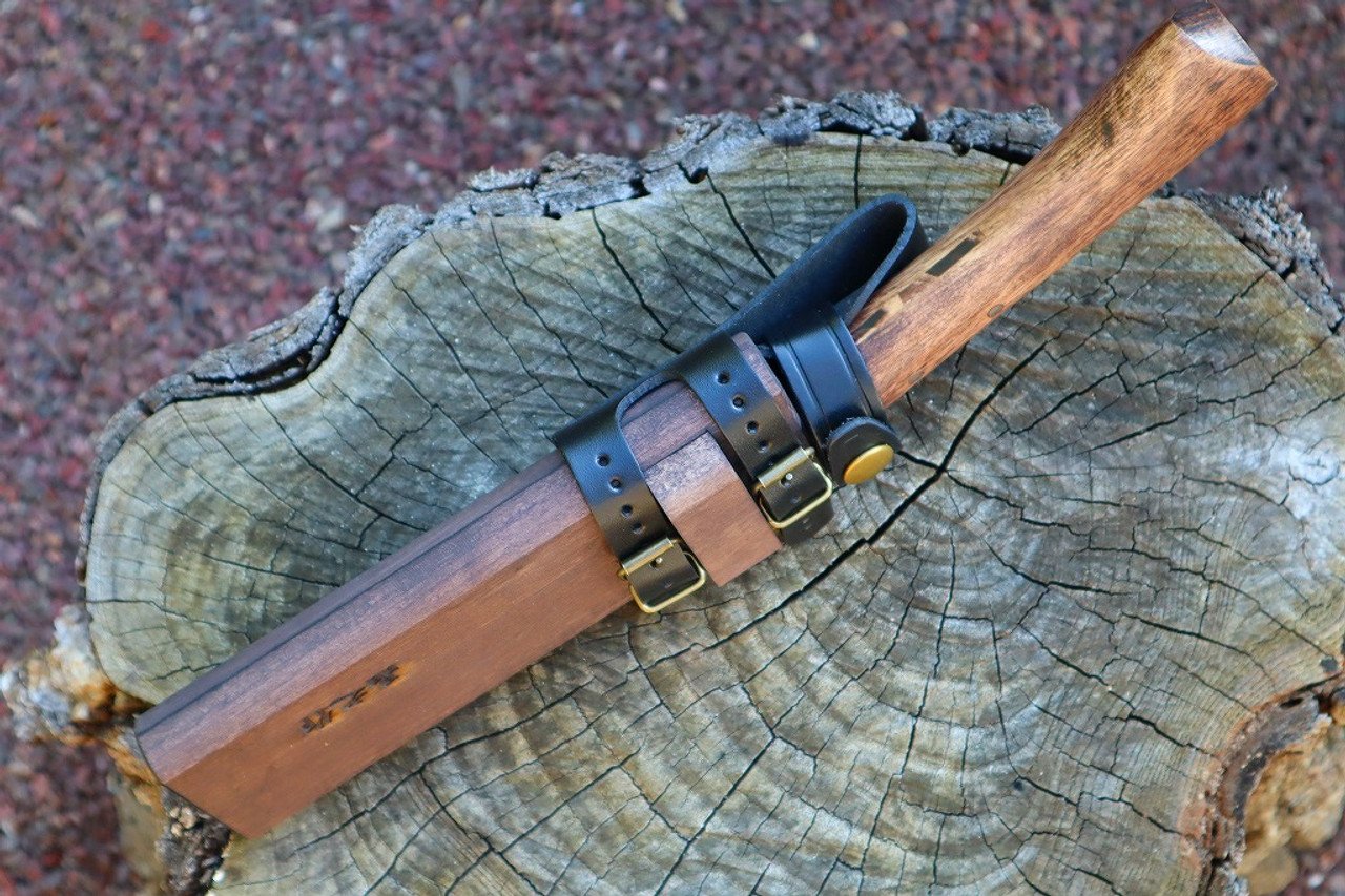 Masano Toyokuni TKA-027 Takuminata D. Bevel Fixed Blade Nata Hatchet Knife - Image 8