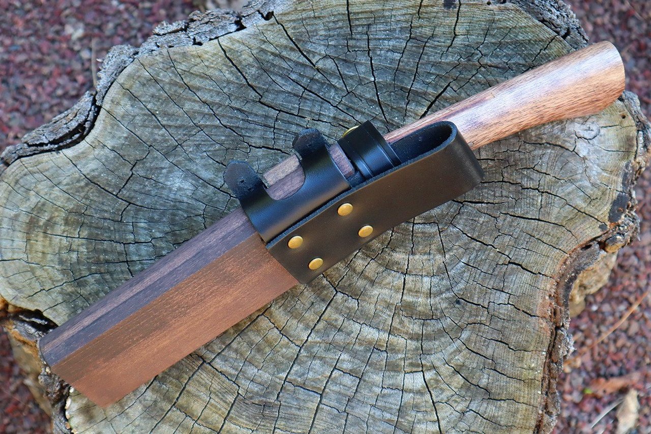 Masano Toyokuni TKA-027 Takuminata D. Bevel Fixed Blade Nata Hatchet Knife - Image 9