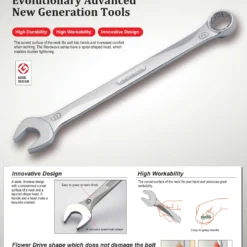 Alternative view of Asahi CLS100 REVOWAVE 10pc Combination Wrench set 8 - 24 MM | **Open box special pricing**