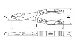 Tone CT175-GW non-slip lineman pliers