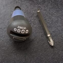 Sunflag JIS 1236-RH ratcheting screwdriver with reversible bit