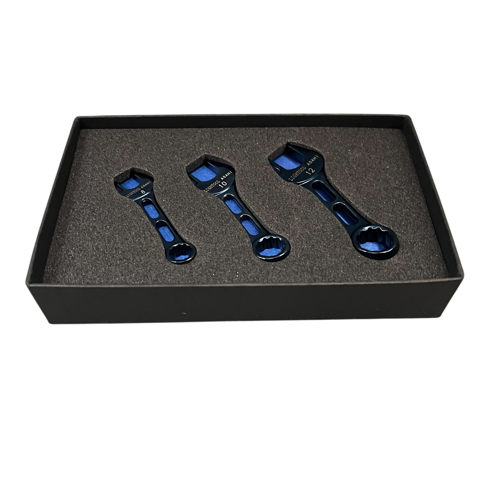 Asahi LCWUS30A LCWUS30K mini combination spanner set 8 10 12 mm Ion plating