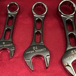 Asahi LCWUS30A LCWUS30K mini combination spanner set 8 10 12 mm Ion plating