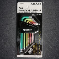 Alternative view of Asahi AZUS710 Color coded ball end short hex key set - 7Pcs
