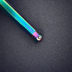 AQKS710R Tactile Catcher Ball Long Ballpoint Hexagon Key Wrench 7Pcs.(Rainbow)