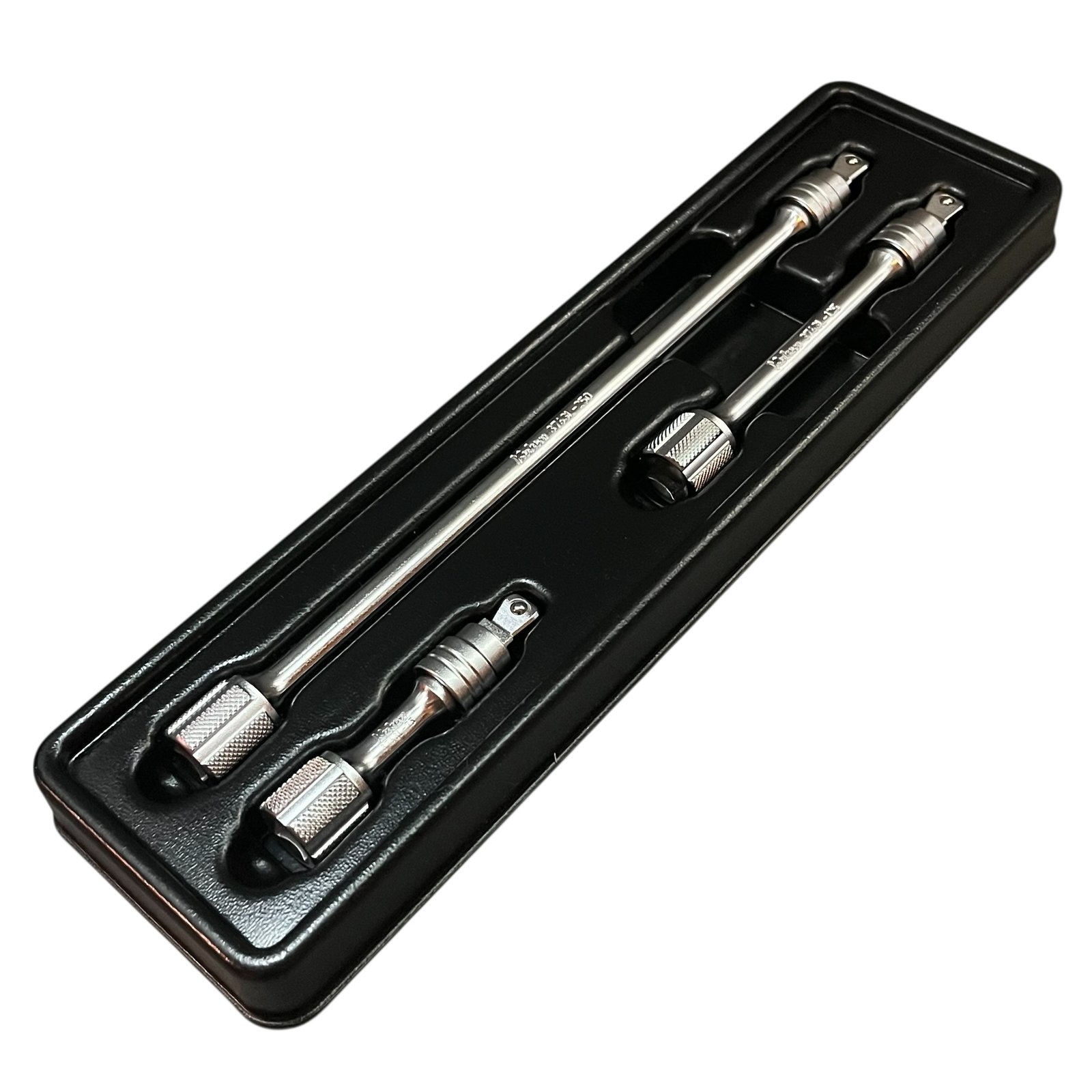 Koken 3/8" Dr. Locking Wobble-Fix Extension Bars - 3pc Set PK3763L/3