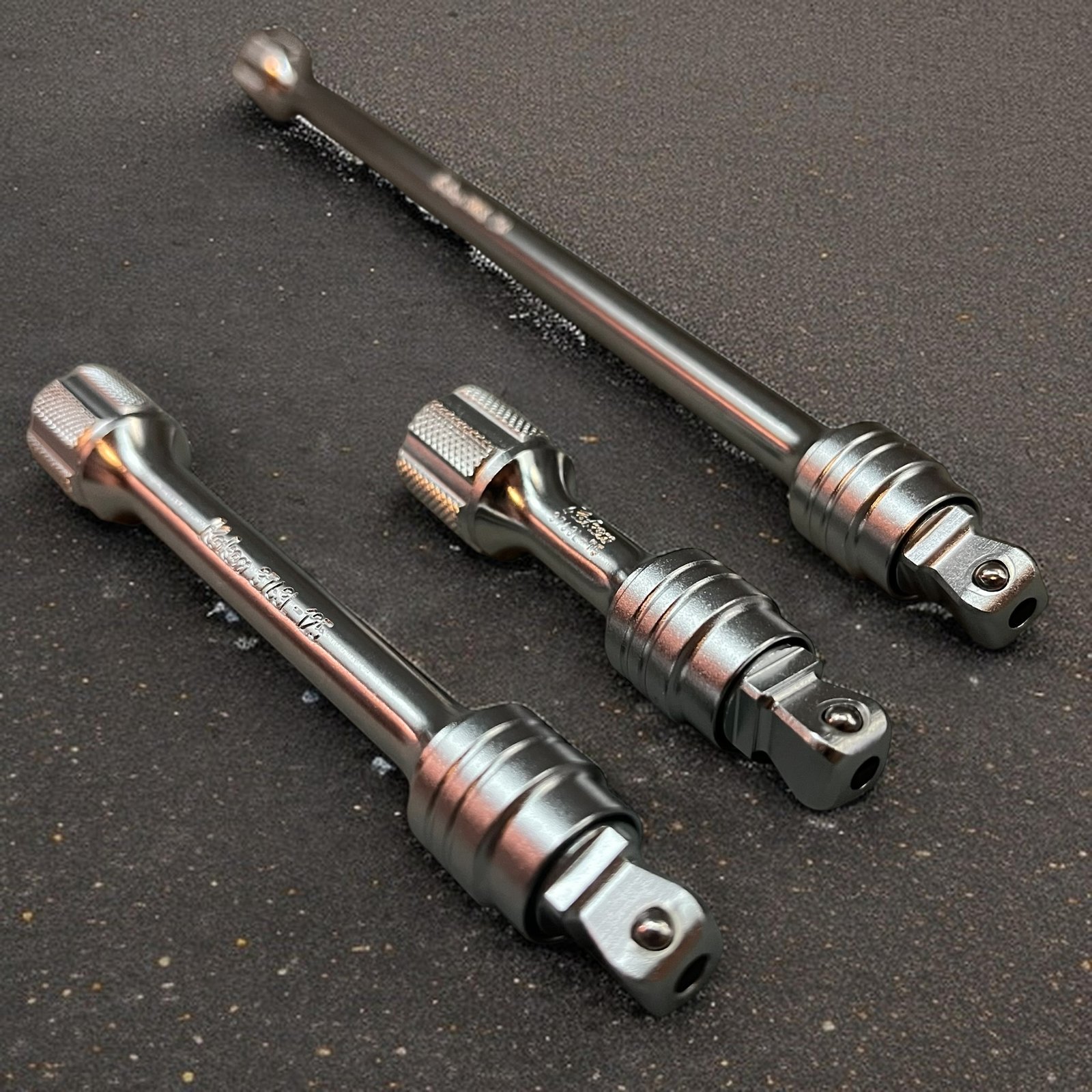 Koken 3/8" Dr. Locking Wobble-Fix Extension Bars - 3pc Set PK3763L/3