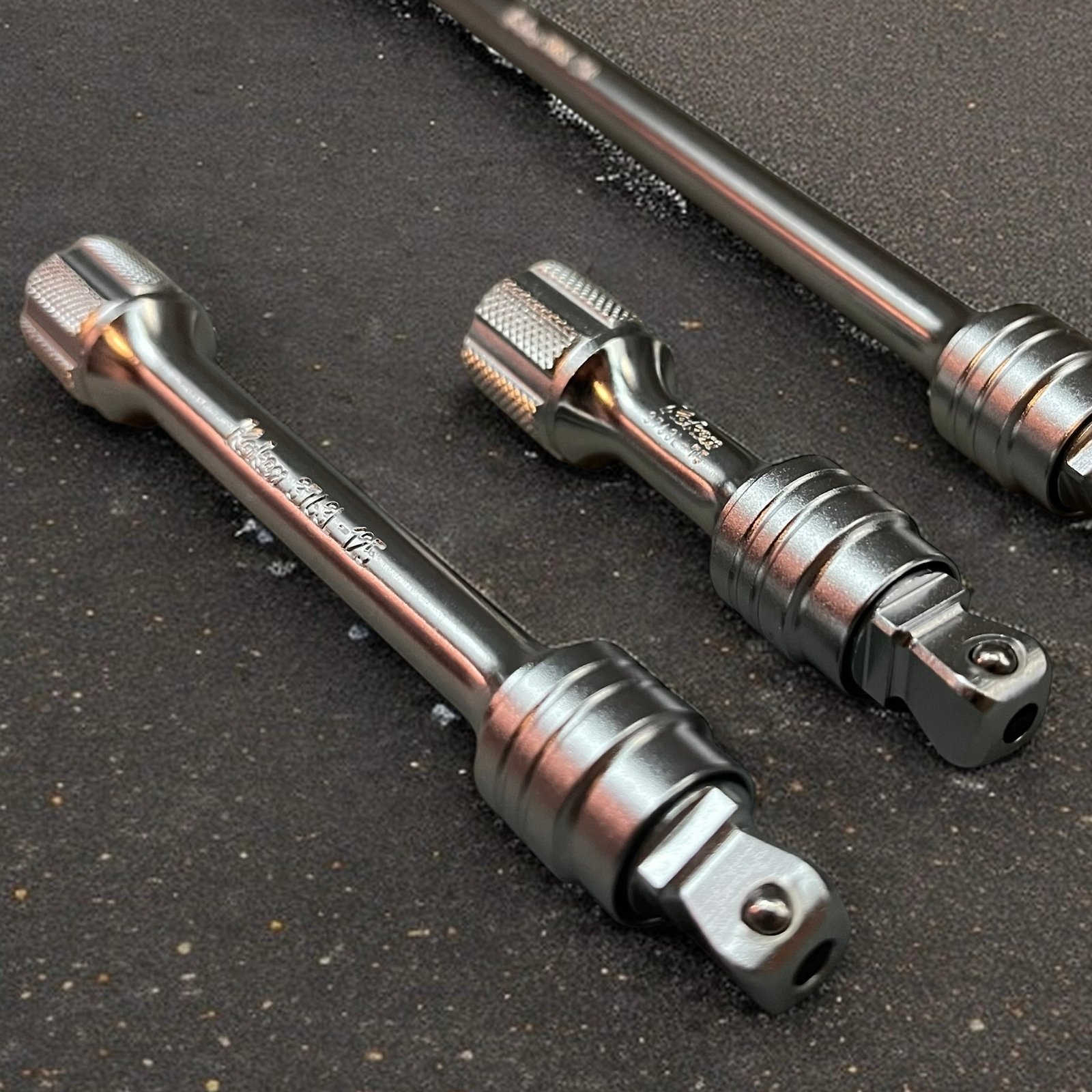 Koken 3/8" Dr. Locking Wobble-Fix Extension Bars - 3pc Set PK3763L/3