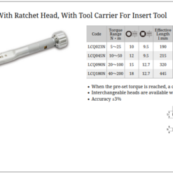 Asahi LCQ Series Torque Wrenches with Ratchet Head