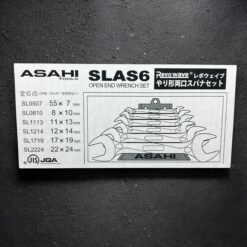 Asahi SLAS6 Double Open End Spanner Set