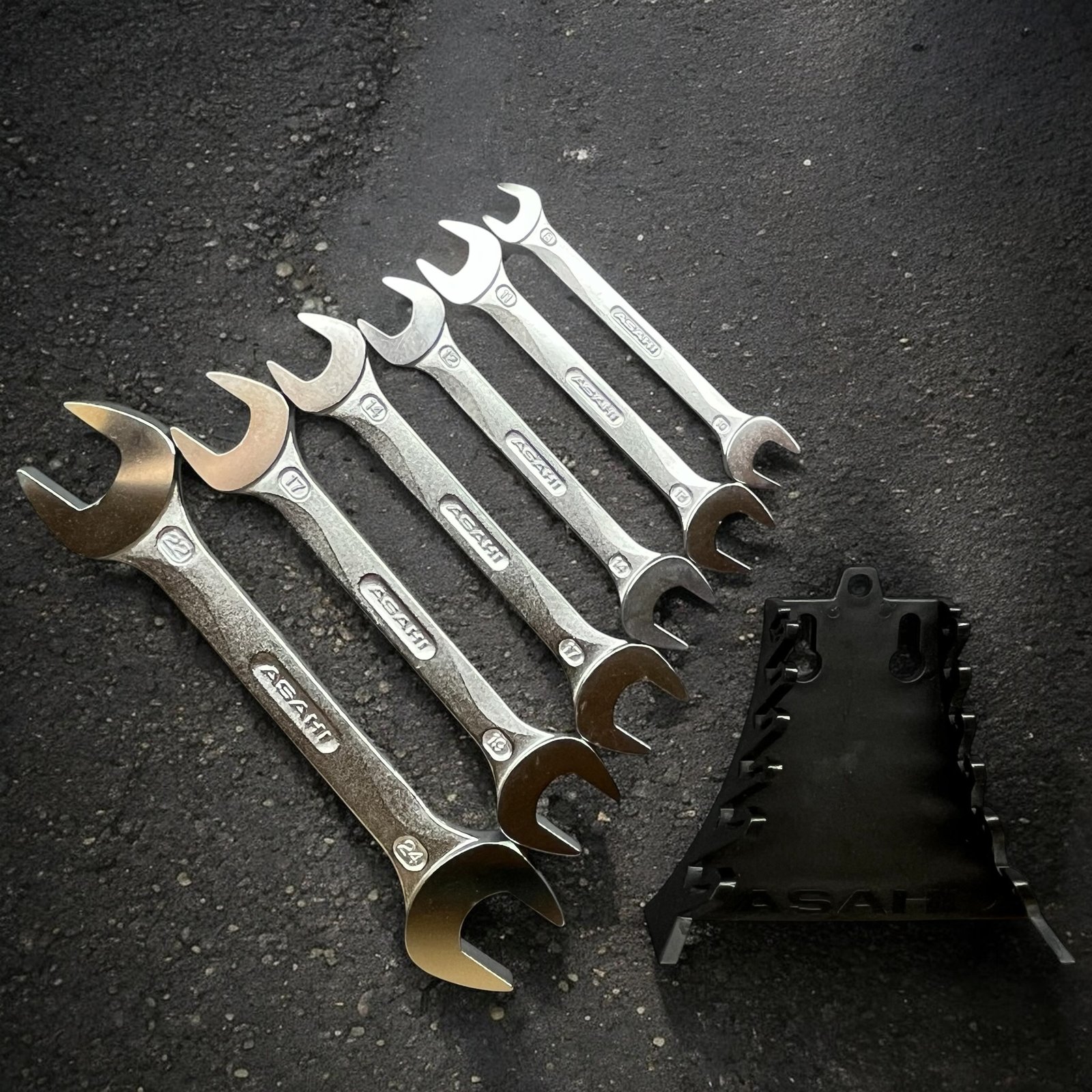 Asahi SLAS62 Revowave double open end wrench set